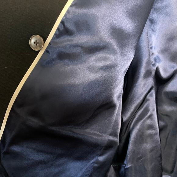 J. Crew Evening Blazer-Jacket in Italian Double-Cloth Wool Blend Size 24 - Picture 8 of 10